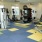 a gym with exercise equipment