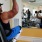 man working out in fitness center